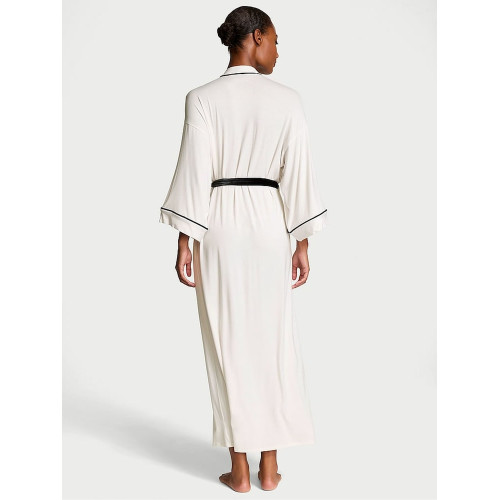 Халат з модалу Victoria's Secret Modal Soft Velvet-Trim Maxi Robe