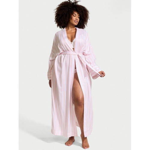 Халат Victoria's Secret Modal Cotton Robe Pretty Blossom Stripes