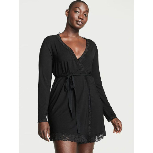 Халат Victoria's Secret Modal Lace-Trim Robe
