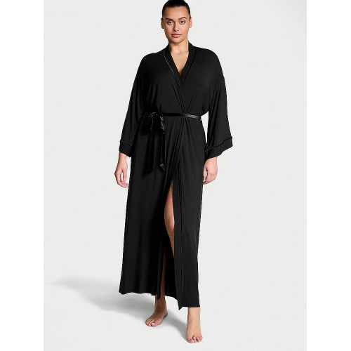 Халат з модалу Victoria's Secret Modal Soft Velvet-Trim Maxi Robe