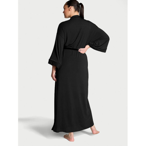Халат з модалу Victoria's Secret Modal Soft Velvet-Trim Maxi Robe