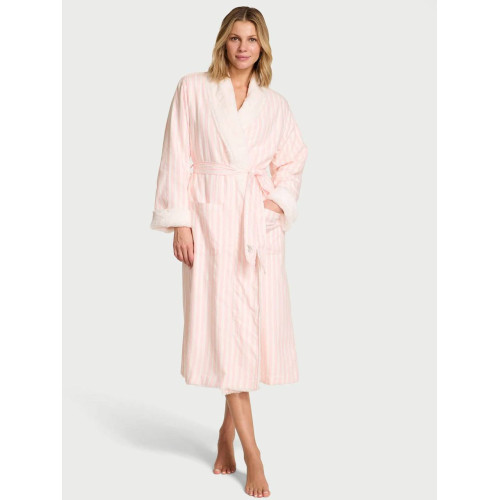 Халат Victoria’s Secret Short Cozy Flannel Plush Reversible Robe