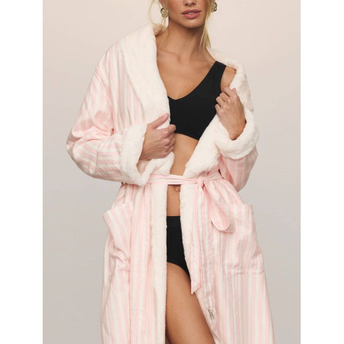 Халат Victoria’s Secret Short Cozy Flannel Plush Reversible Robe