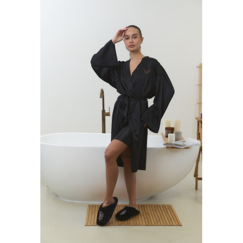 Сатиновий Халат Victoria’s Secret Satin Midi Bathrobe