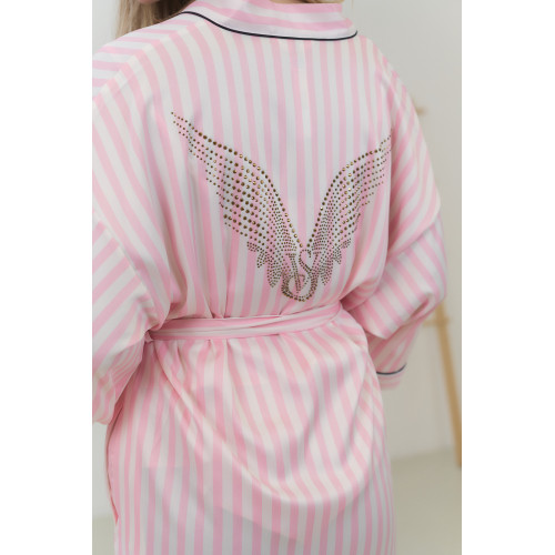Халат Victoria’s Secret Backstage Satin Sparkle Short Robe Fashion Show 2025