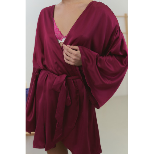 Сатиновий халат Victoria’s Secret Satin Short Robe