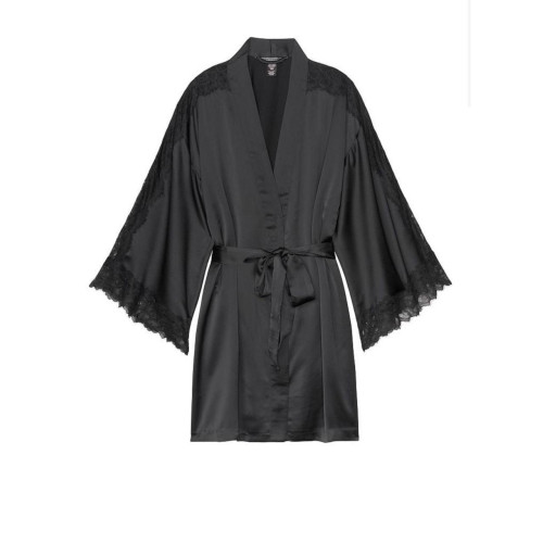  Сатиновий Халат Victoria's Secret Lace Inset Robe