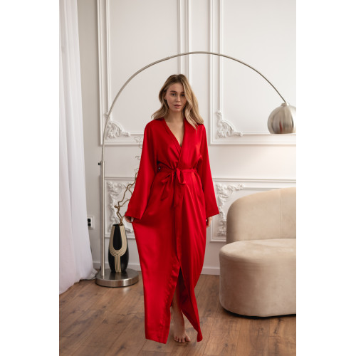  Сатиновий Халат Victoria's Secret Satin Flounce Robe 