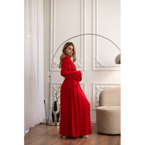  Сатиновий Халат Victoria's Secret Satin Flounce Robe 