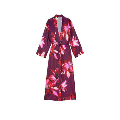  Сатиновий Халат Victoria's Secret Satin Flounce Robe 