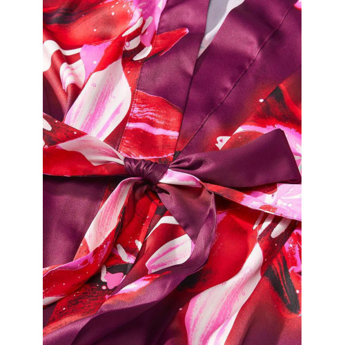  Сатиновий Халат Victoria's Secret Satin Flounce Robe 