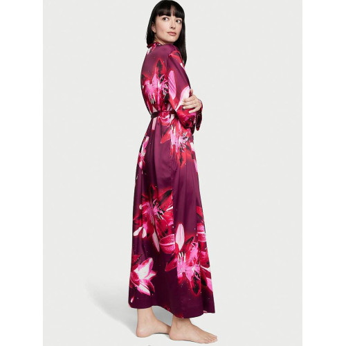  Сатиновий Халат Victoria's Secret Satin Flounce Robe 
