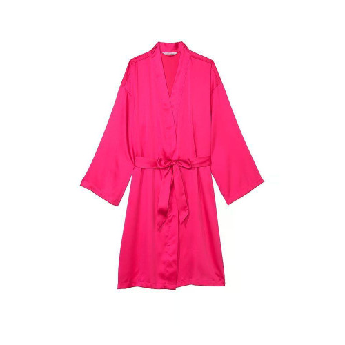  Сатиновий Халат Victoria's Secret Satin Flounce Robe 