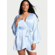 Сатиновий халат Victoria’s Secret Peignoir Satin Short Robe