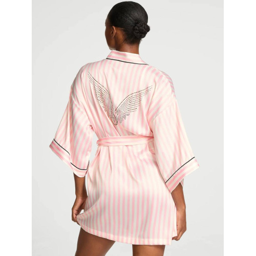 Халат Victoria’s Secret Backstage Satin Sparkle Short Robe Fashion Show 2025
