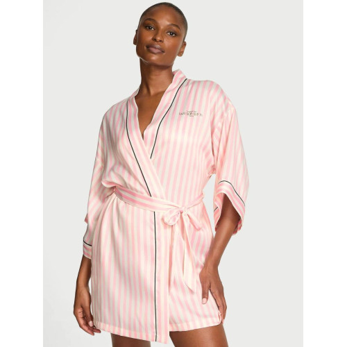 Халат Victoria’s Secret Backstage Satin Sparkle Short Robe Fashion Show 2025