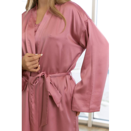 Сатиновий халат Victoria’s Secret – Satin Midi Robe