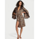 Сатиновий Халат Victoria’s Secret Very Sexy Satin Rose Lace-Trim Midi Robe