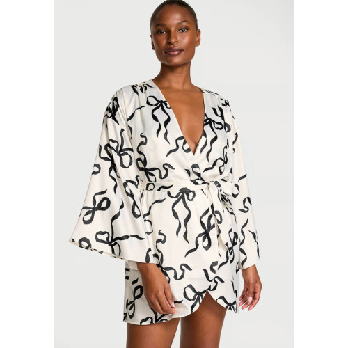 Сатиновий Халат Victoria’s Secret Satin Short Robe