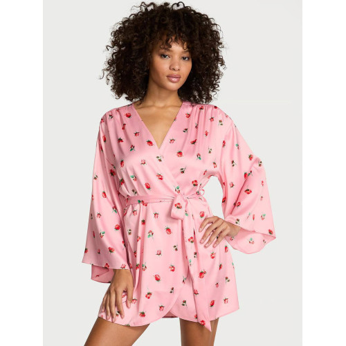 Сатиновий Халат Victoria’s Secret Satin Short Robe