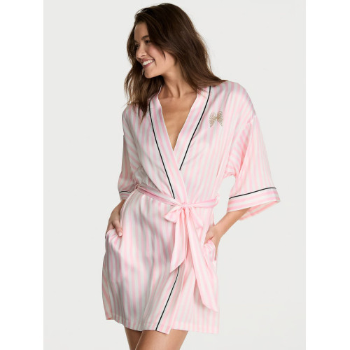 Сатиновий Халат Victoria’s Secret Satin Short Robe