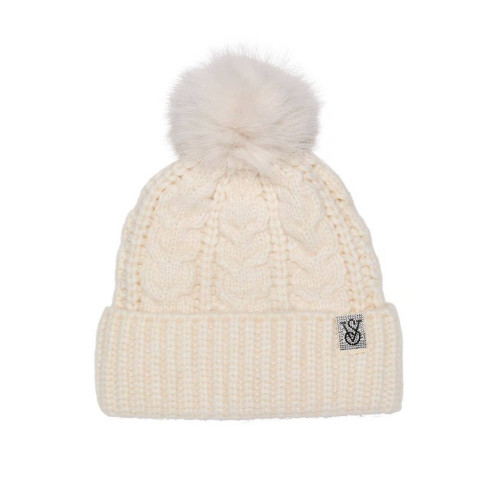 Шапка Victoria’s Secret Cozy Cable-Knit Pom Beanie Шапка Victoria’s Secret Cozy Cable-Knit Pom Beanie