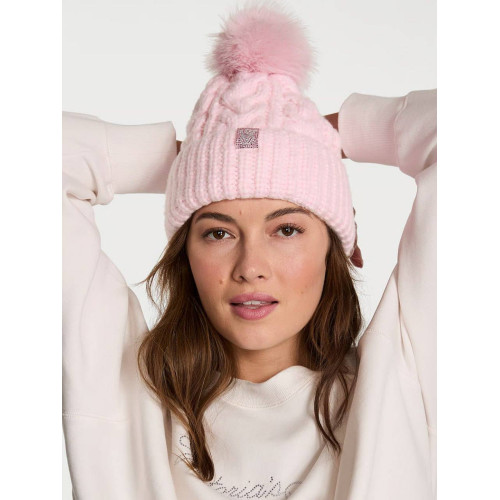 Шапка Victoria’s Secret Cozy Cable-Knit Pom Beanie Шапка Victoria’s Secret Cozy Cable-Knit Pom Beanie