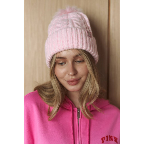 Шапка Victoria’s Secret Cozy Cable-Knit Pom Beanie Шапка Victoria’s Secret Cozy Cable-Knit Pom Beanie